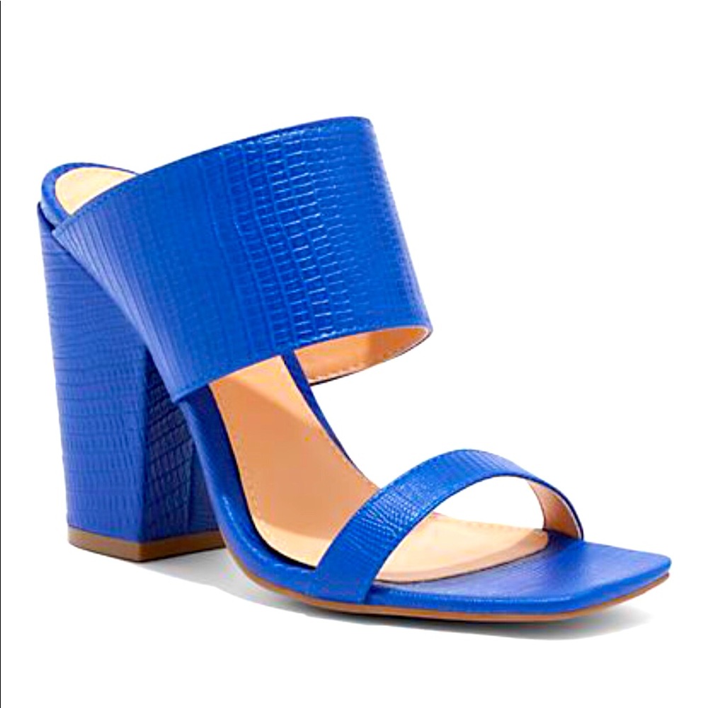 New York & Company Double-Strap High-Heel Sandal